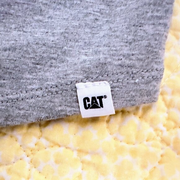 CATERPILLAR Official Women's Heather Grey Lily Short Sleeve Tee Size Small NWT - Picture 4 of 4